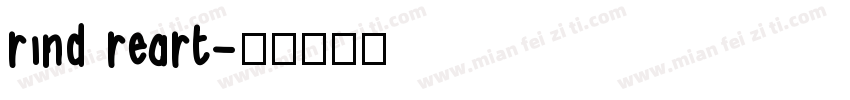 rind reart字体转换
